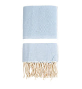 Fouta en coton tissage nid d&