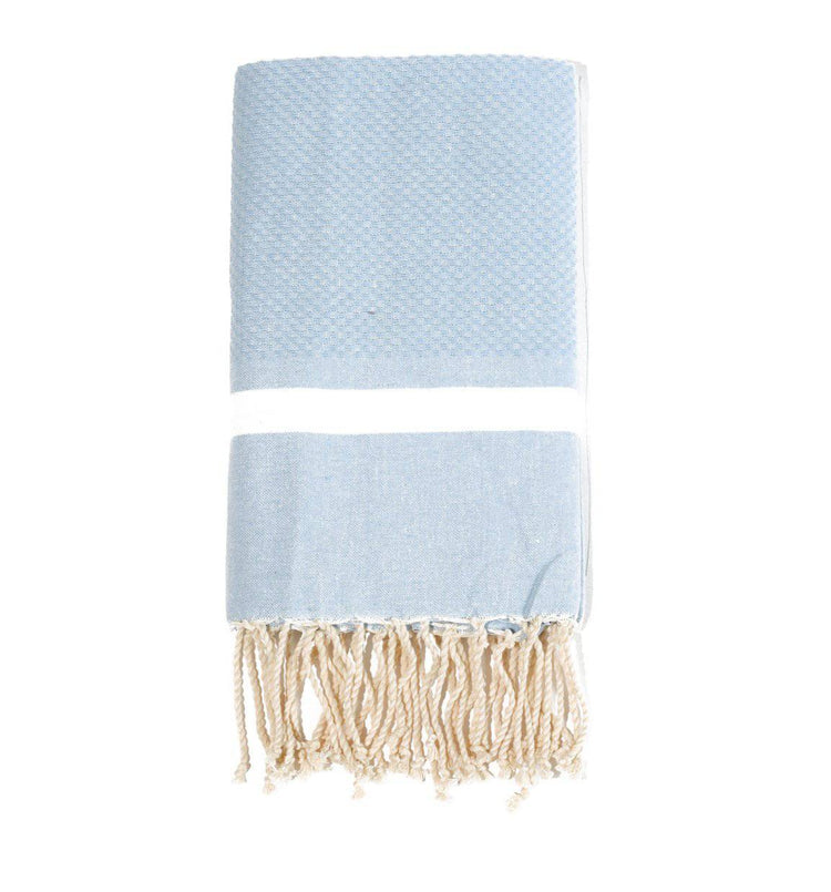 Fouta en coton tissage nid d&