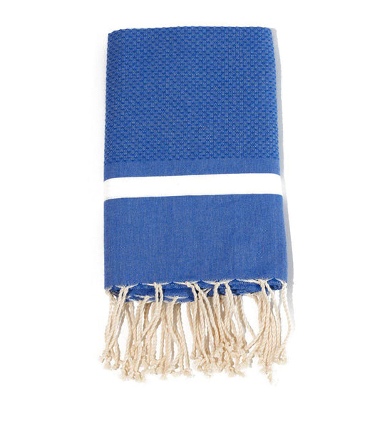 Fouta en coton tissage nid d&