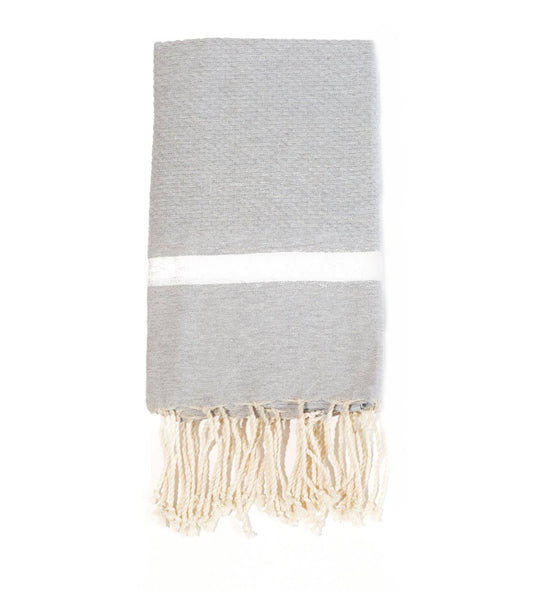 Fouta en coton tissage nid d&