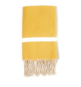 Fouta en coton tissage nid d&