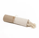 Fouta en coton tissage nid d&