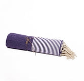 Fouta en coton tissage nid d&