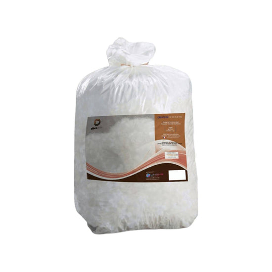 Ouate de rembourrage - Fibre de polyester siliconé 1kg pour garnissage - 1KG - Deco-arts.fr