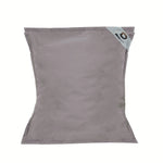 Pouf géant flottant gris galet de 180x140 cm, beanbag déhoussable pour piscine, par Deco-arts.fr.