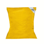Housse de pouf flottant XXL 180x140 cm en jaune miel pour piscine, déhoussable, de la marque Deco-arts.fr.