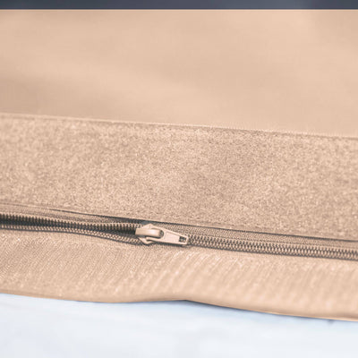 Pouf géant XXL 180x140 cm Beige, extérieur et intérieur, déhoussable, étanche, avec mousse, pour salon ou jardin, marque Deco-arts.fr