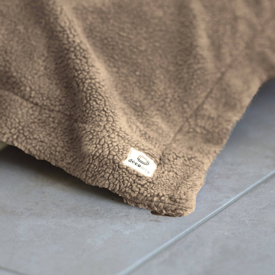 XXL reuzenzitzak 190x155 Beige, sherpa stof