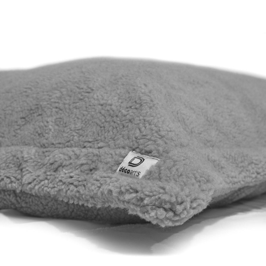 XXL reuzenzitzak 190x155 Zilvergrijs, sherpa stof