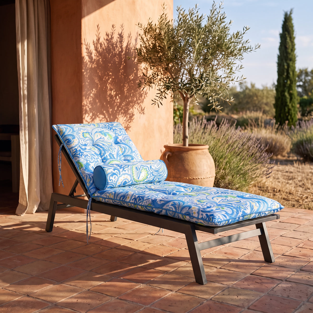 Matelas transat à motifs
