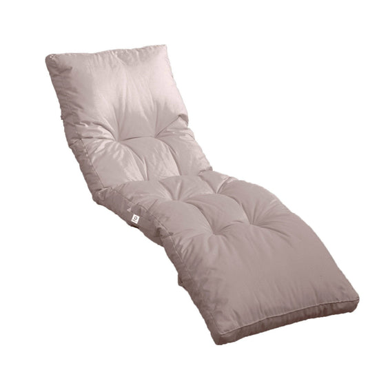 Coussin bain de soleil 185 x55cm Gris galet