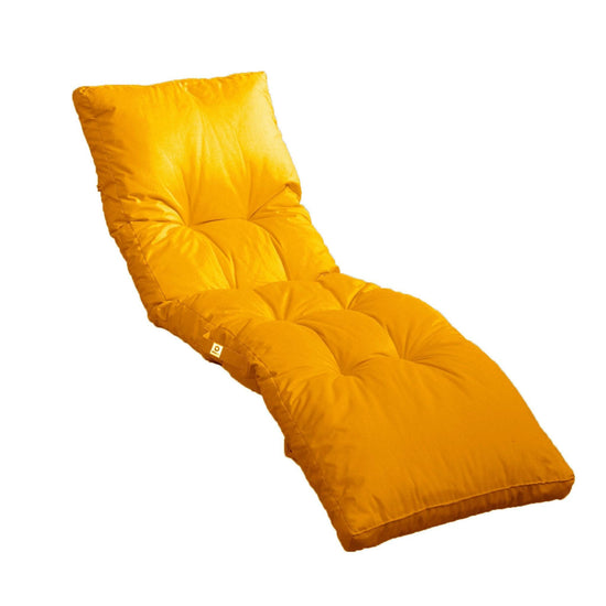 Coussin bain de soleil 185 x55cm Jaune miel