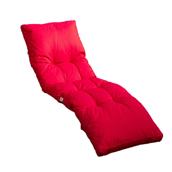 Coussin bain de soleil 185 x55cm Rouge piment