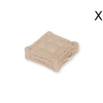 Coussin de sol lot de 2  - 40 x 40 cm Beige Clair - Deco-arts.fr