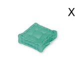 Coussin de sol lot de 2  - 40 x 40 cm Bleu Caraibes - Deco-arts.fr