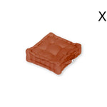 Coussin de sol lot de 2  - 40 x 40 cm Terracotta - Deco-arts.fr