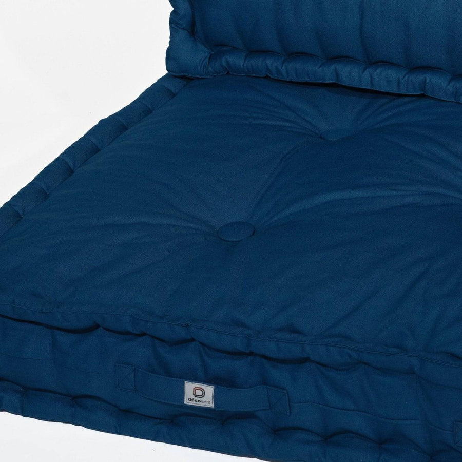 Kit Coussins Palette Europe 120x80 Bleu Pétrole, imperméable