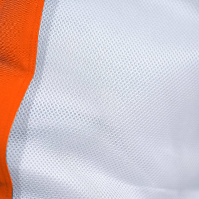 Pouf flottant géant XXL orange pour piscine, matelas hamac à billes, confort adulte, extérieur, déhoussable.