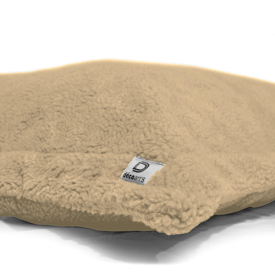 XL reuzen zitkussen 150x100 Beige, sherpa stof