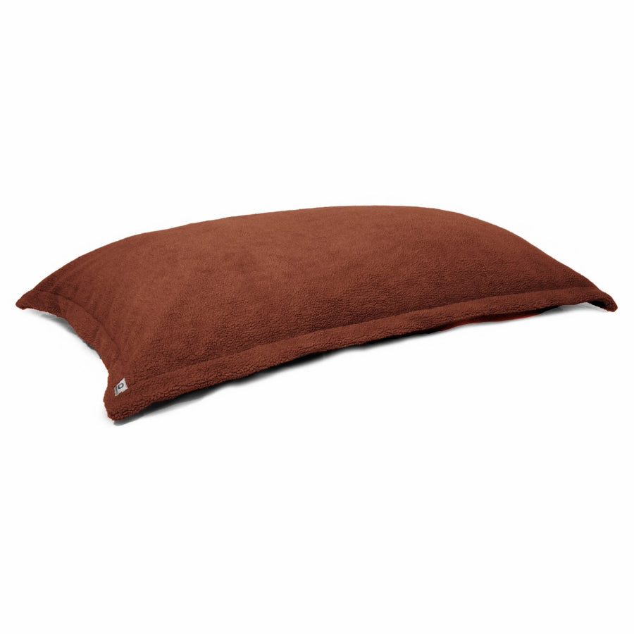 XL reuzen zitkussen 150x100 Terracotta, vulling van schuimvlokken