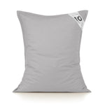 Housse pour Pouf Géant XL 120x80cm Intérieur et Extérieur - Gris galet - Deco-arts.fr