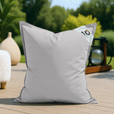 Housse pour Pouf Géant XL 120x80cm Intérieur et Extérieur - Gris galet - Deco-arts.fr