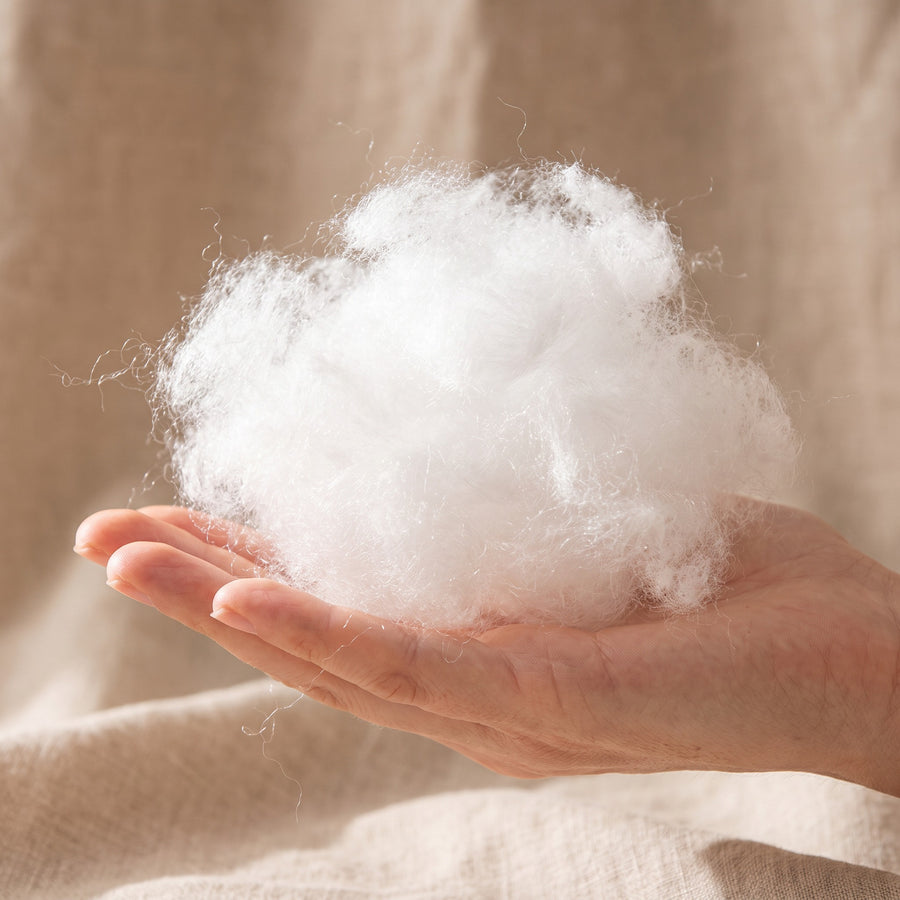 1-kg-Beutel Polyester-Füllwatte - Silikonisierte Polyesterfaser (Kissen und Kuscheltiere)