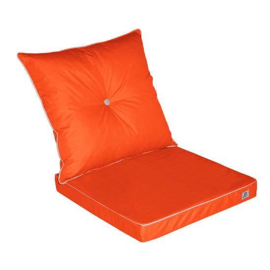 Coussin de remplacement pour Chaise, Fauteuil Jardin 60 x 60 cm – Orange - Deco-arts.fr