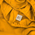 Draps housse coton bio - 180X200CM Jaune miel - Deco-arts.fr